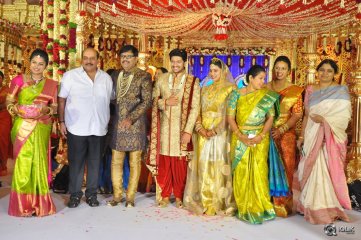 Music Director Koti Son Rajeev Wedding Reception Photos